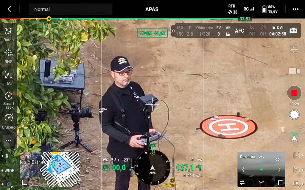 Inspección técnica con drones