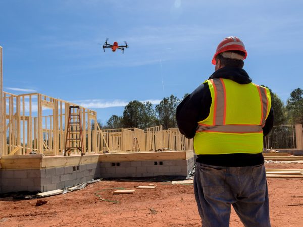 Registro de levantamiento de obras con drone